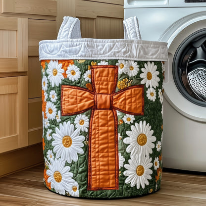 Light of Faith Quilted Laundry Basket GFTOTP11970