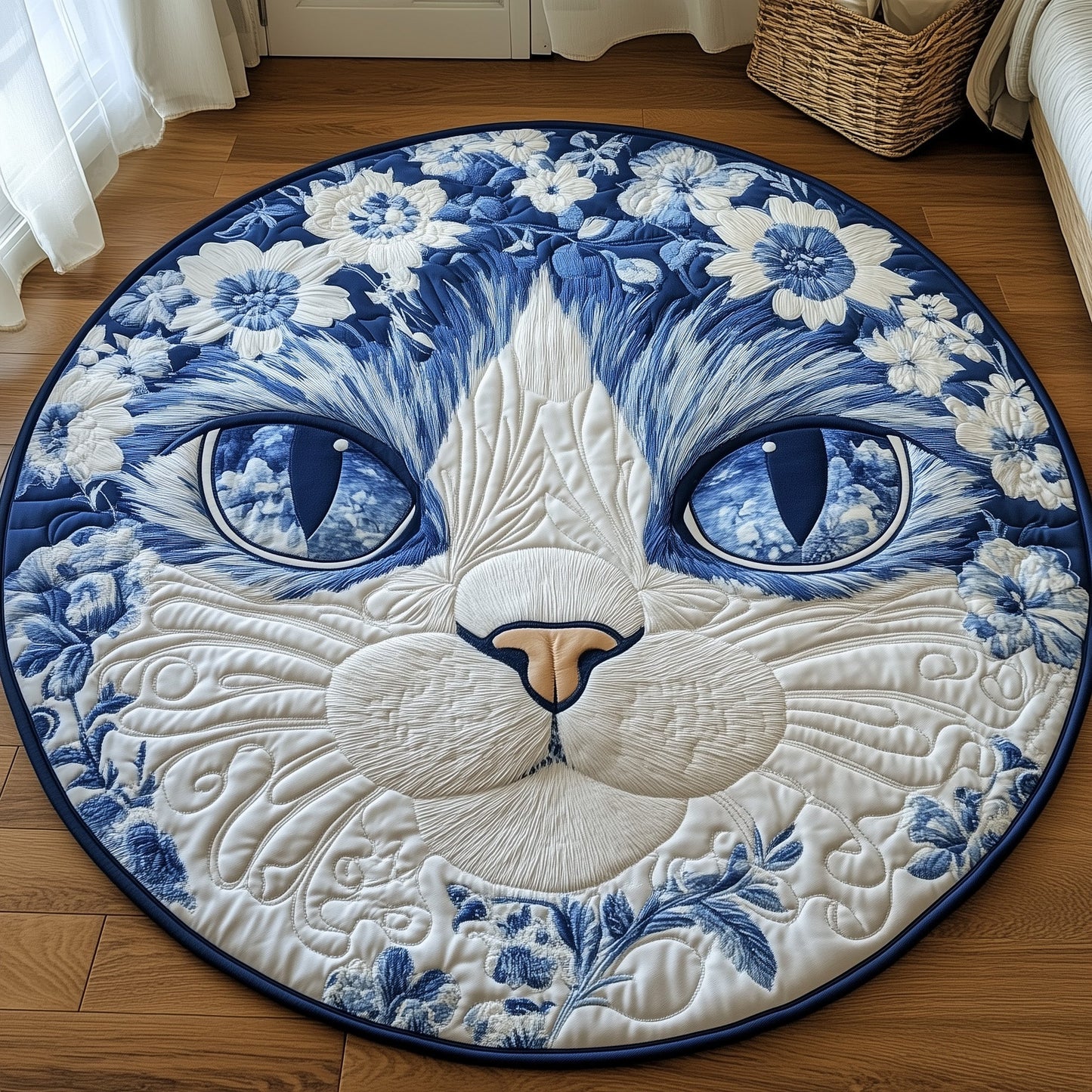Catitude Quilted Round Mat GFTOTP12026