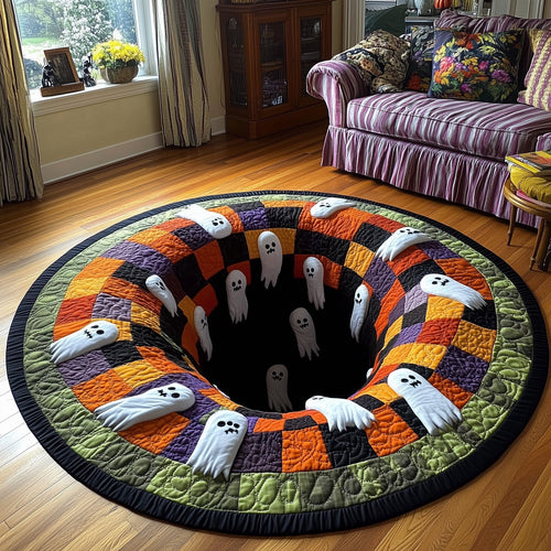 Spooky Vibes Quilted Round Mat GFTOTP12080