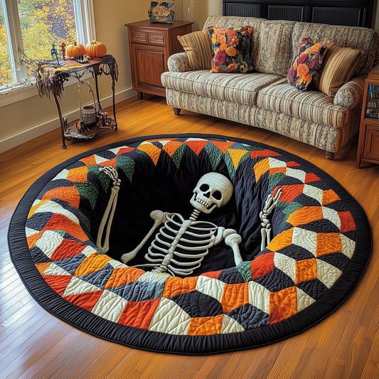 Spooky Vibes Quilted Round Mat GFTOTP12082
