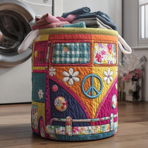 Hippie Van Quilted Laundry Basket GFTOTP12285