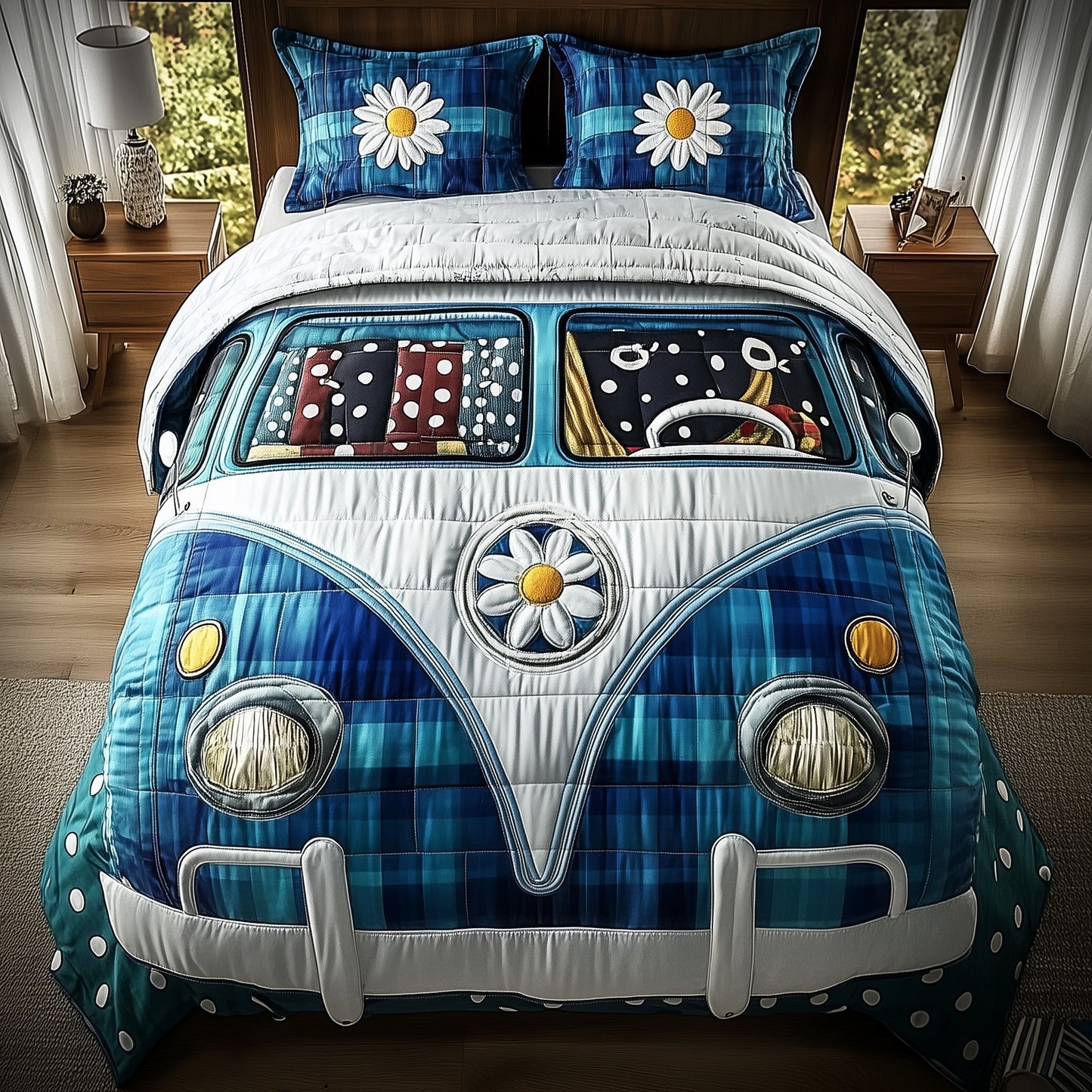 Hippie Van Duvet Cover Set GFTOTP12306
