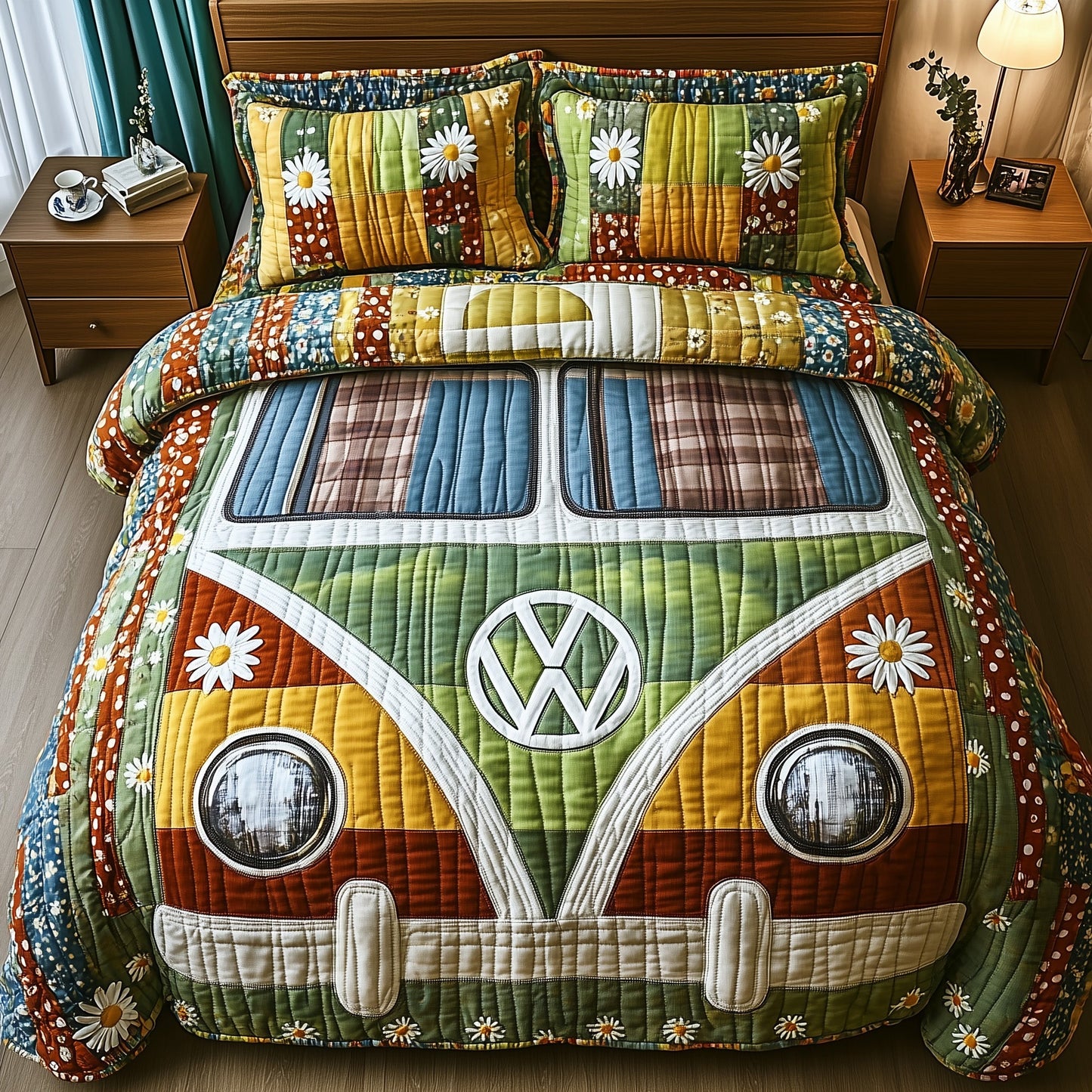 Hippie Van Duvet Cover Set GFTOTP12307