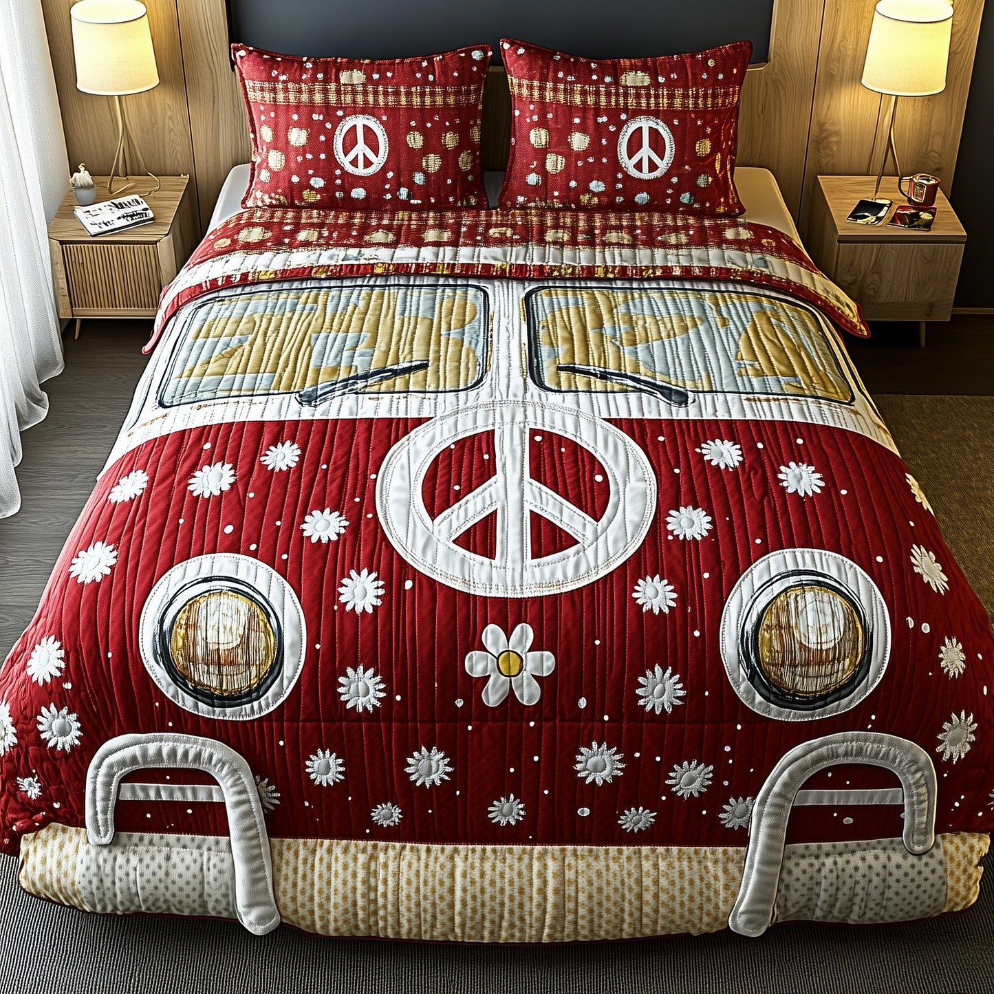Hippie Van Duvet Cover Set GFTOTP12310