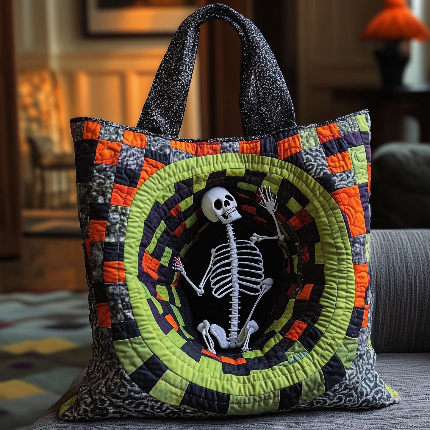 Spooky Season Quilted Tote Bag GFTOTP12495
