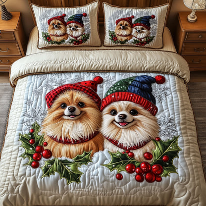 Jolly Pomeranian Duvet Cover Set GFTOTP12693