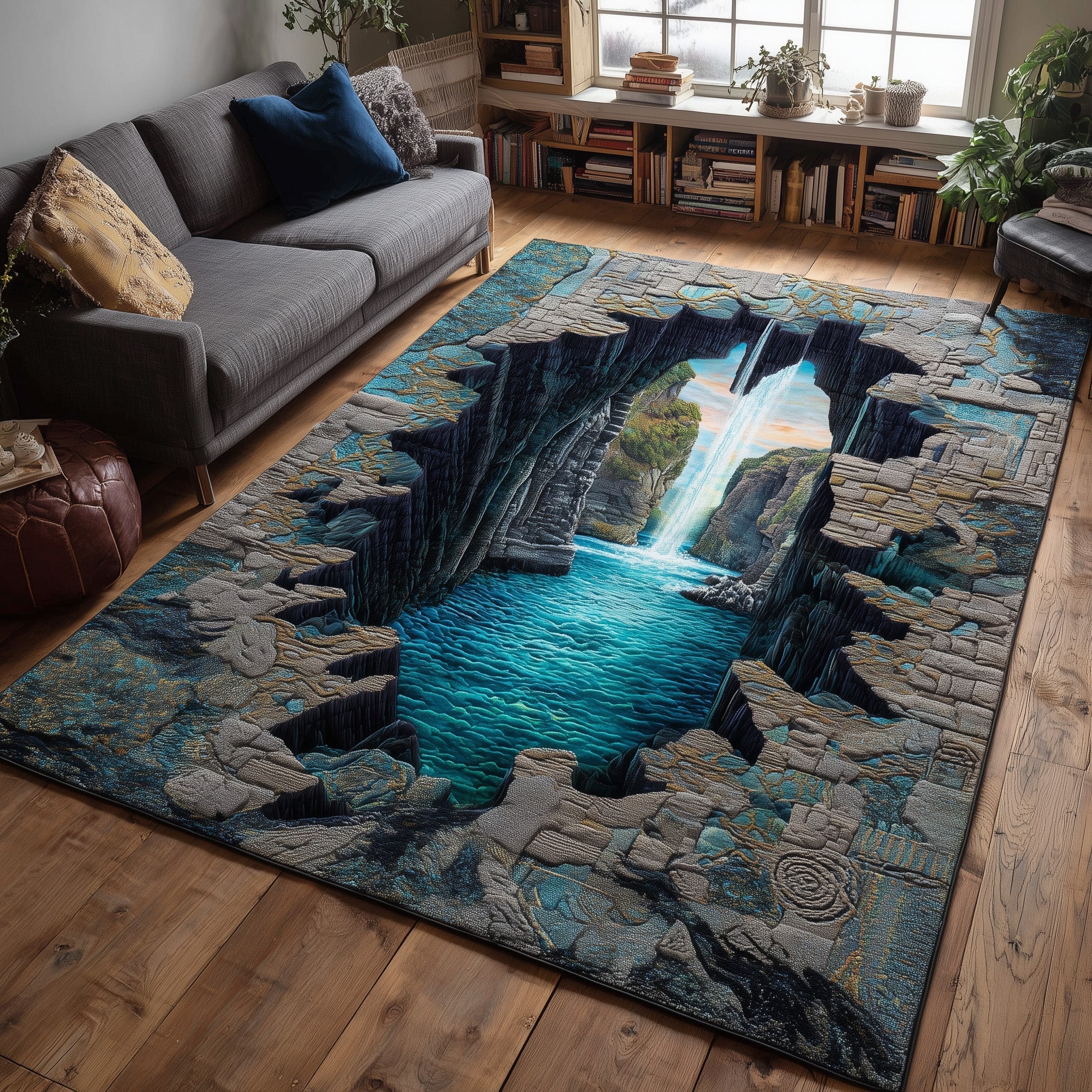 Marine Sanctuary Area Rug GFTOTP13017 – Willow Quilt