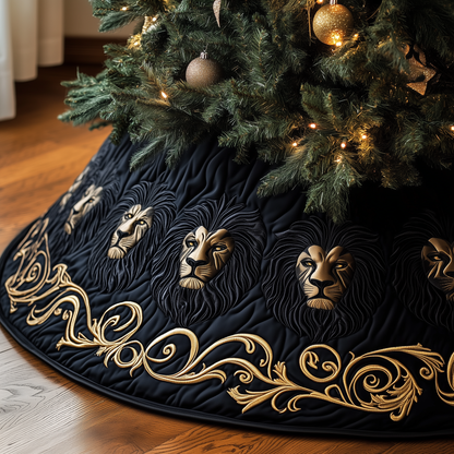 Majestic Lion Quilted Tree Skirt GFTOTP1316