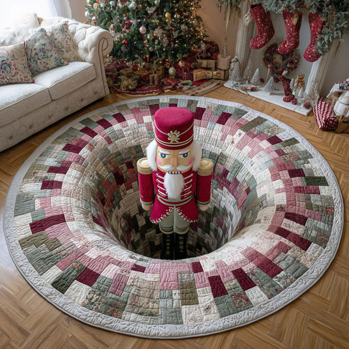 Playful Holiday Guardian Quilted Round Mat GFTOTP13443