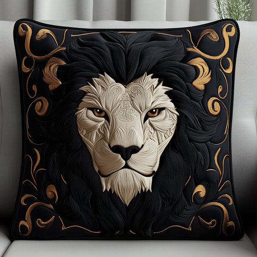 Majestic Lion Quilted Pillow Case GFTOTP1347