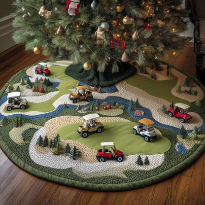 Greenside Quilted Tree Skirt GFTOTP13621