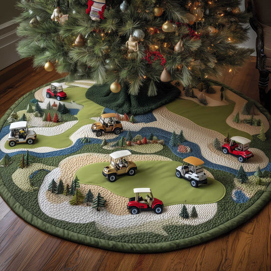 Greenside Quilted Tree Skirt GFTOTP13621