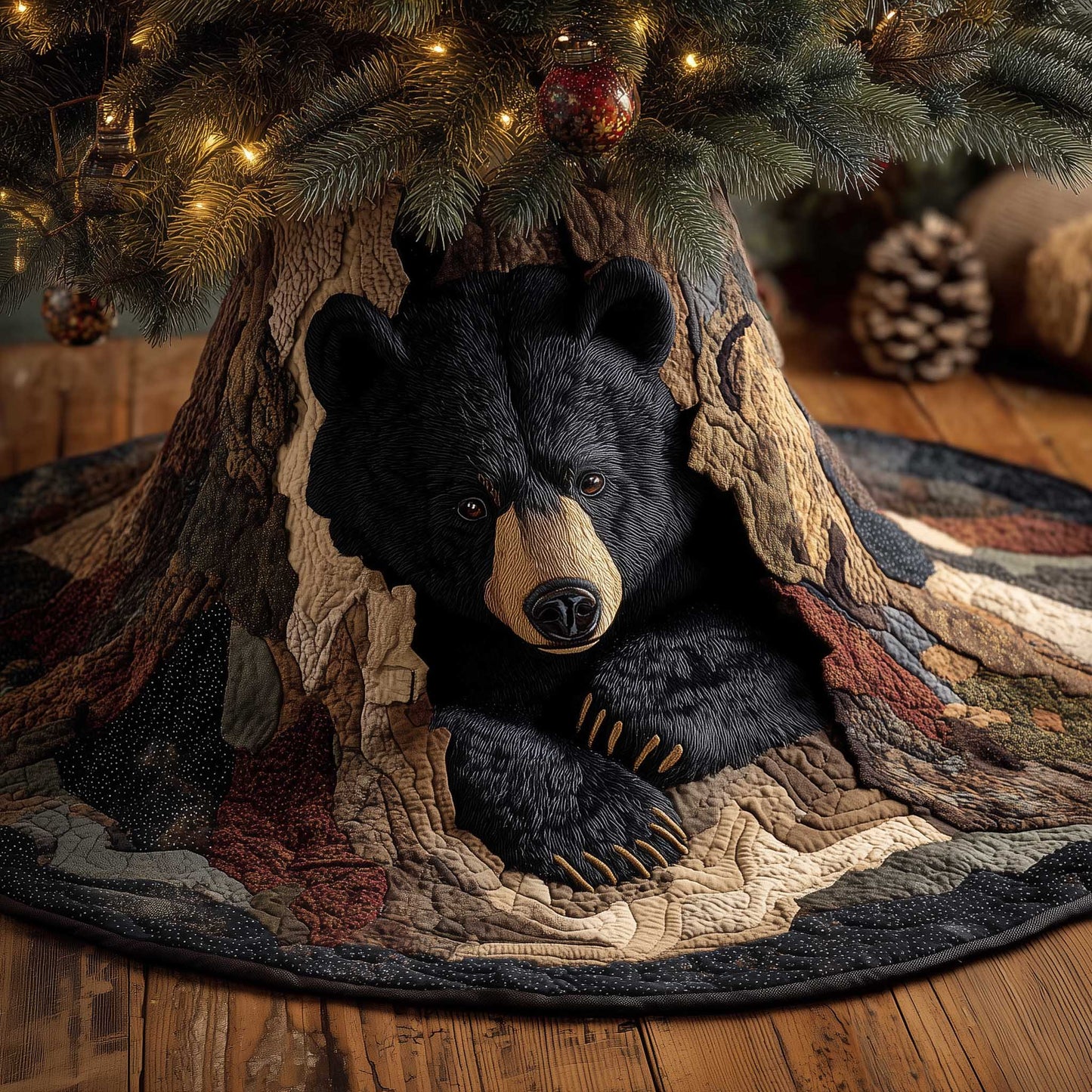 Woodland Wanderer Quilted Tree Skirt GFTOTP13667
