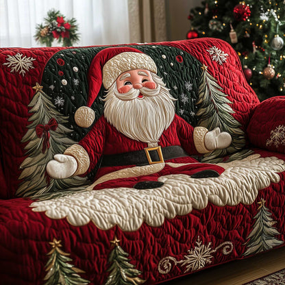Holiday Glow Quilted Sofa Cover GFTOTP13797