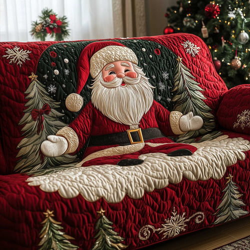 Holiday Glow Quilted Sofa Cover GFTOTP13797