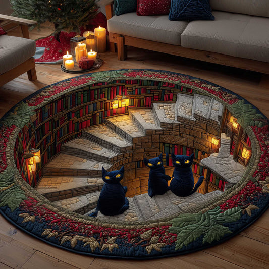 Library Guardian Quilted Round Mat GFTOTP14026