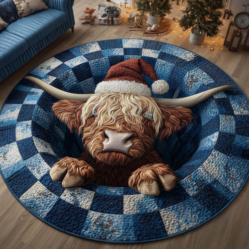 Holiday Farmstead Quilted Round Mat GFTOTP14216