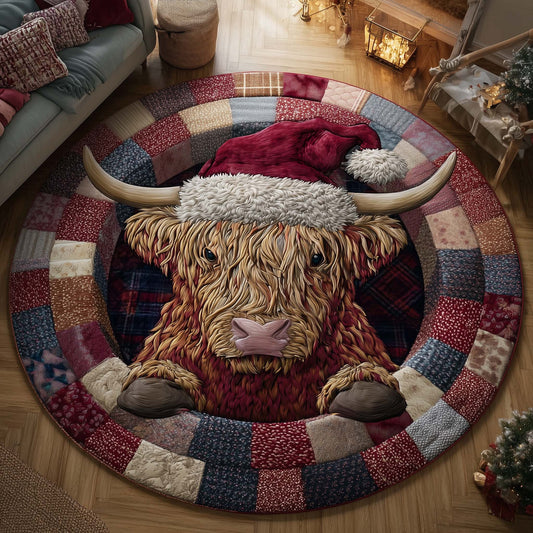 Holiday Farmstead Quilted Round Mat GFTOTP14217