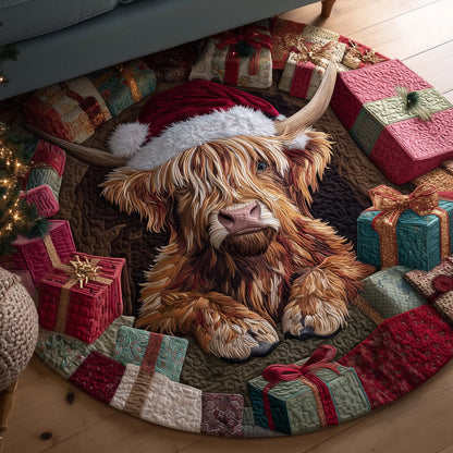 Holiday Farmstead Quilted Round Mat GFTOTP14220