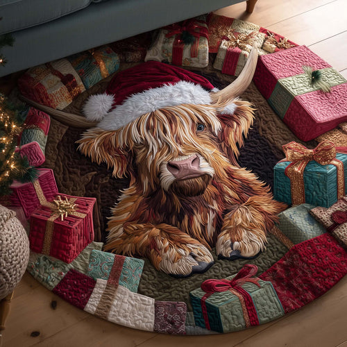 Holiday Farmstead Quilted Round Mat GFTOTP14220