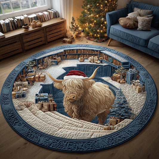 Holiday Farmstead Quilted Round Mat GFTOTP14221