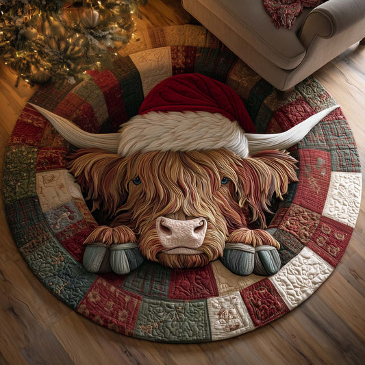 Holiday Farmstead Quilted Round Mat GFTOTP14227
