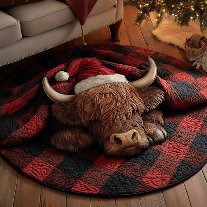 Holiday Farmstead Quilted Round Mat GFTOTP14228