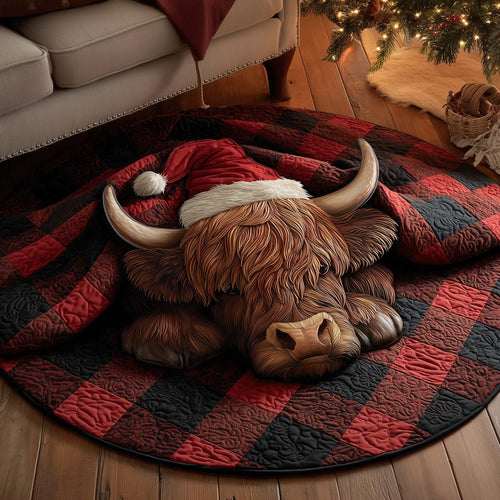 Holiday Farmstead Quilted Round Mat GFTOTP14228