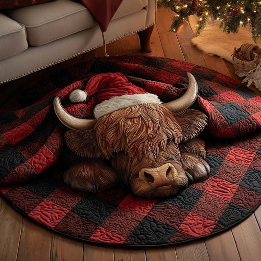 Holiday Farmstead Quilted Round Mat GFTOTP14228