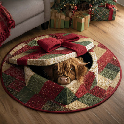 Holiday Farmstead Quilted Round Mat GFTOTP14229