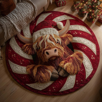 Holiday Farmstead Quilted Round Mat GFTOTP14230