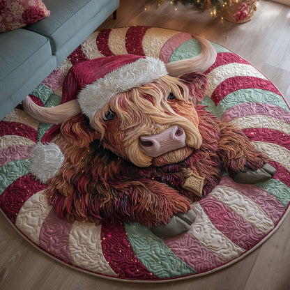 Holiday Farmstead Quilted Round Mat GFTOTP14231