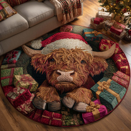 Holiday Farmstead Quilted Round Mat GFTOTP14232