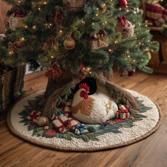 Holiday Farmstead Quilted Tree Skirt GFTOTP14236