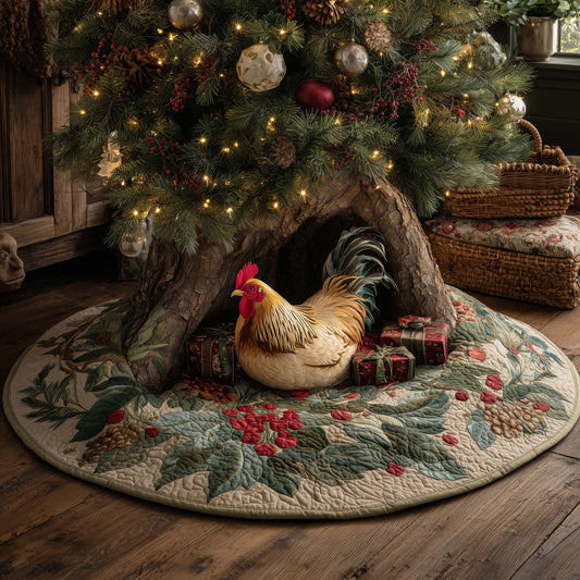 Holiday Farmstead Quilted Tree Skirt GFTOTP14237