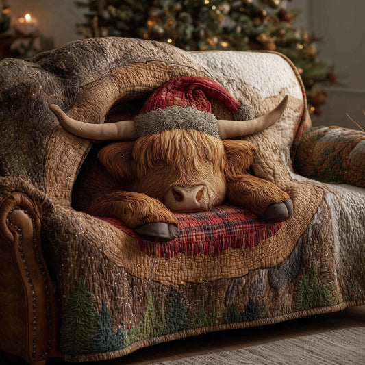Holiday Farmstead Quilted Sofa Cover GFTOTP14252