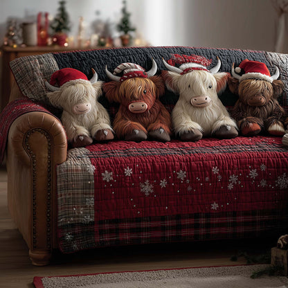 Holiday Farmstead Quilted Sofa Cover GFTOTP14253