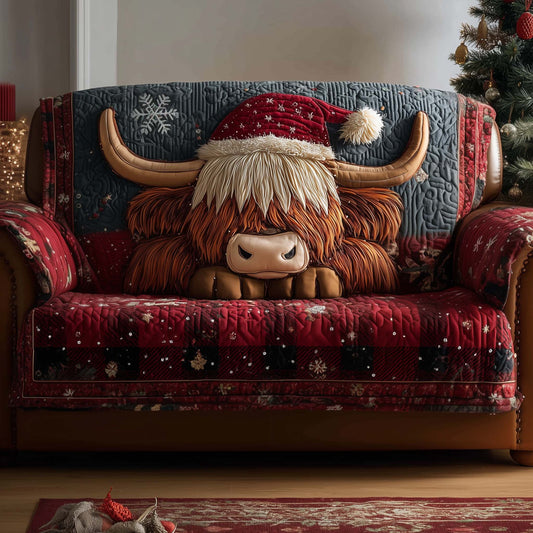 Holiday Farmstead Quilted Sofa Cover GFTOTP14254