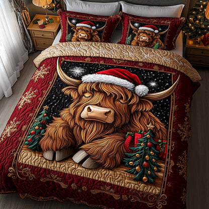 Holiday Farmstead 3-Piece Quilted Bedding Set GFTOTP14256