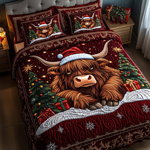 Holiday Farmstead 3-Piece Quilted Bedding Set GFTOTP14257