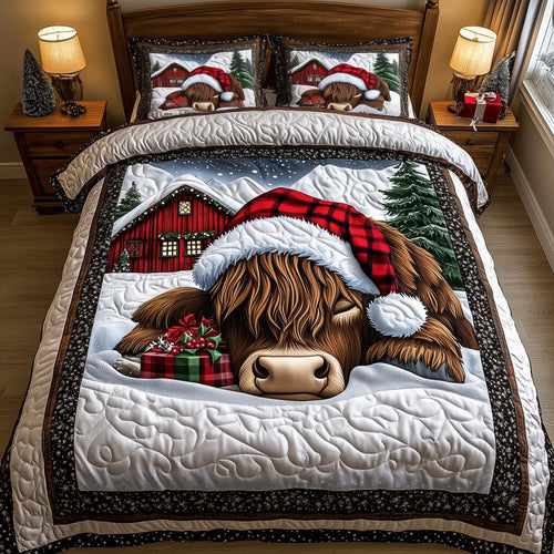 Frosted Homestead 3-Piece Quilted Bedding Set GFTOTP14314