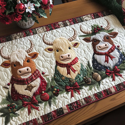 Holiday Homestead Quilted Table Runner GFTOTP14338