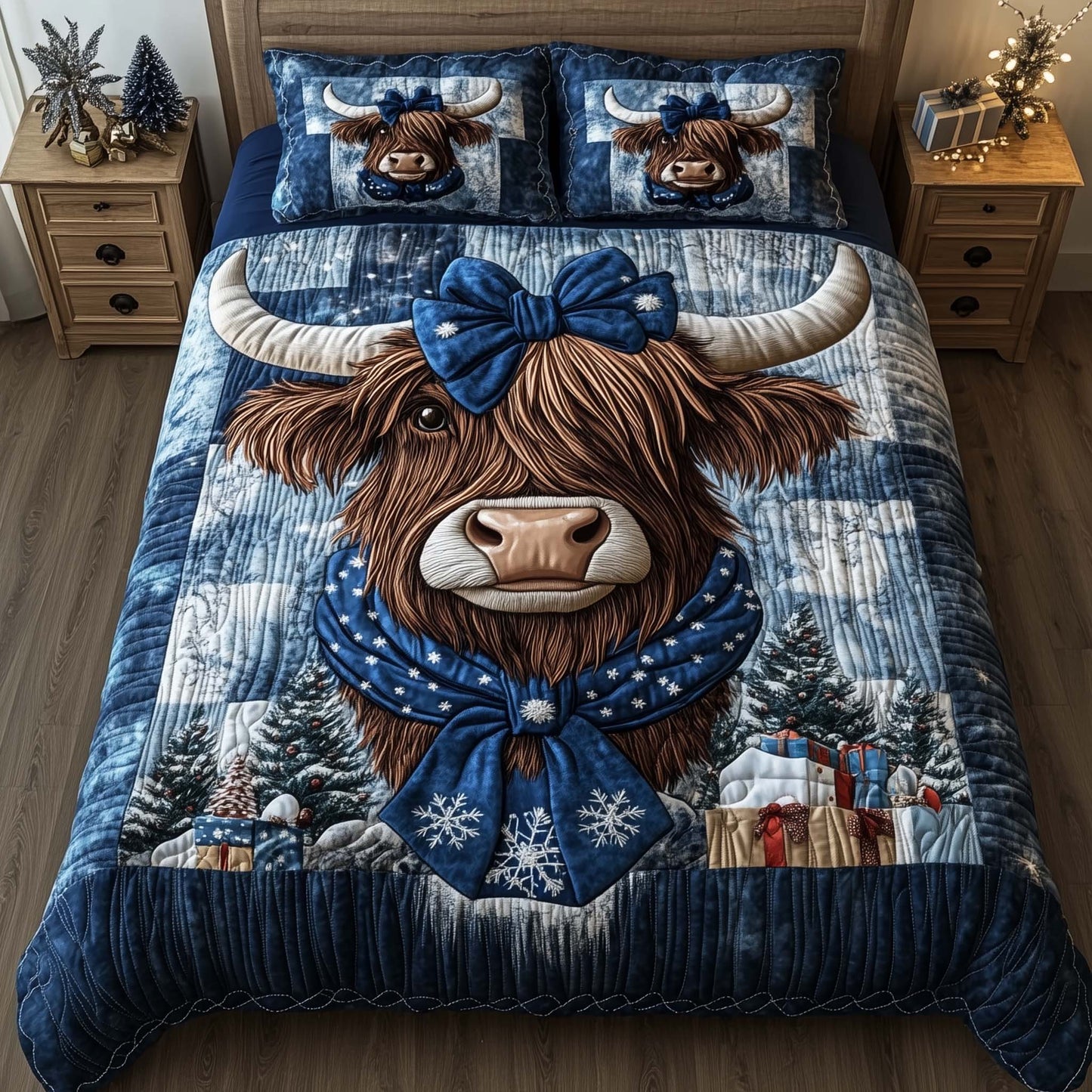 Highland Cow Duvet Cover Set GFTOTP14339