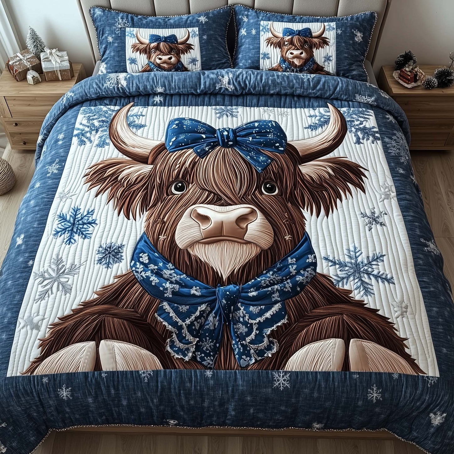 Highland Cow Duvet Cover Set GFTOTP14340