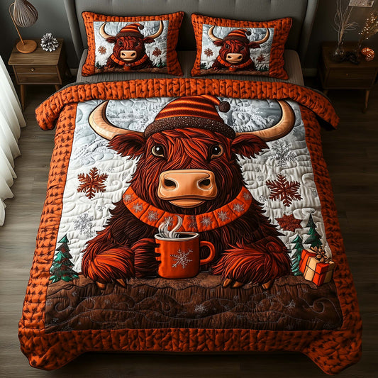 Highland Cow Duvet Cover Set GFTOTP14341