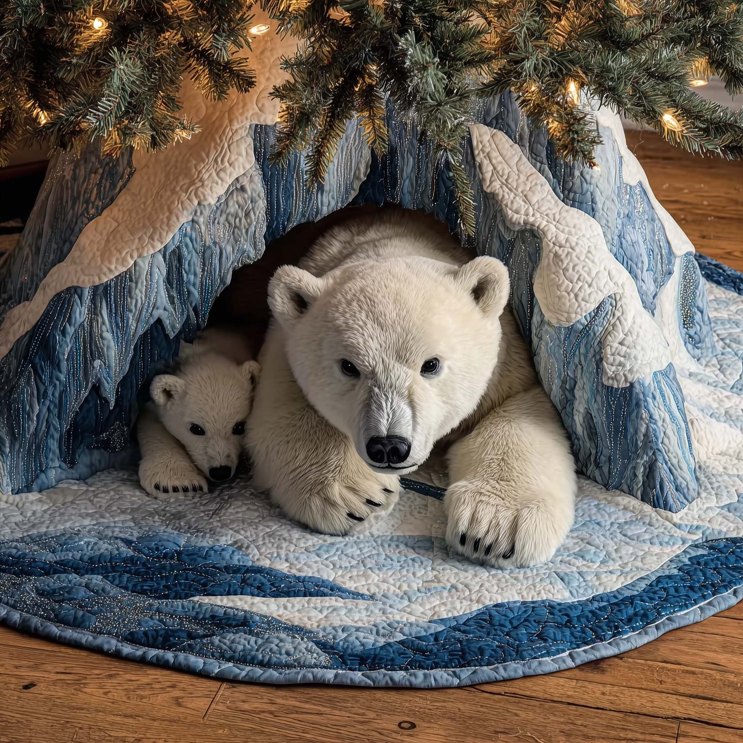 Polar Project Quilted Tree Skirt GFTOTP14380