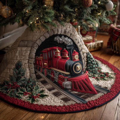 Yuletide Express Quilted Tree Skirt GFTOTP14387