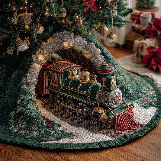 Yuletide Express Quilted Tree Skirt GFTOTP14388