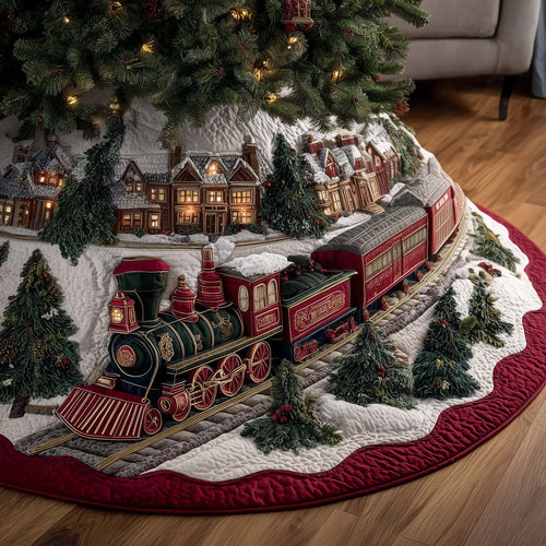 Yuletide Express Quilted Tree Skirt GFTOTP14389