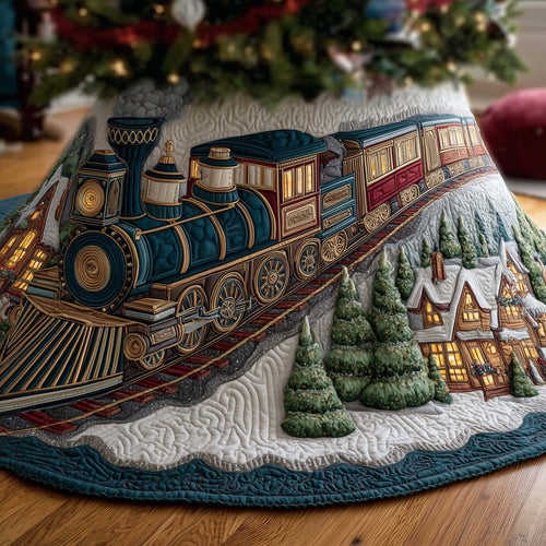 Yuletide Express Quilted Tree Skirt GFTOTP14390